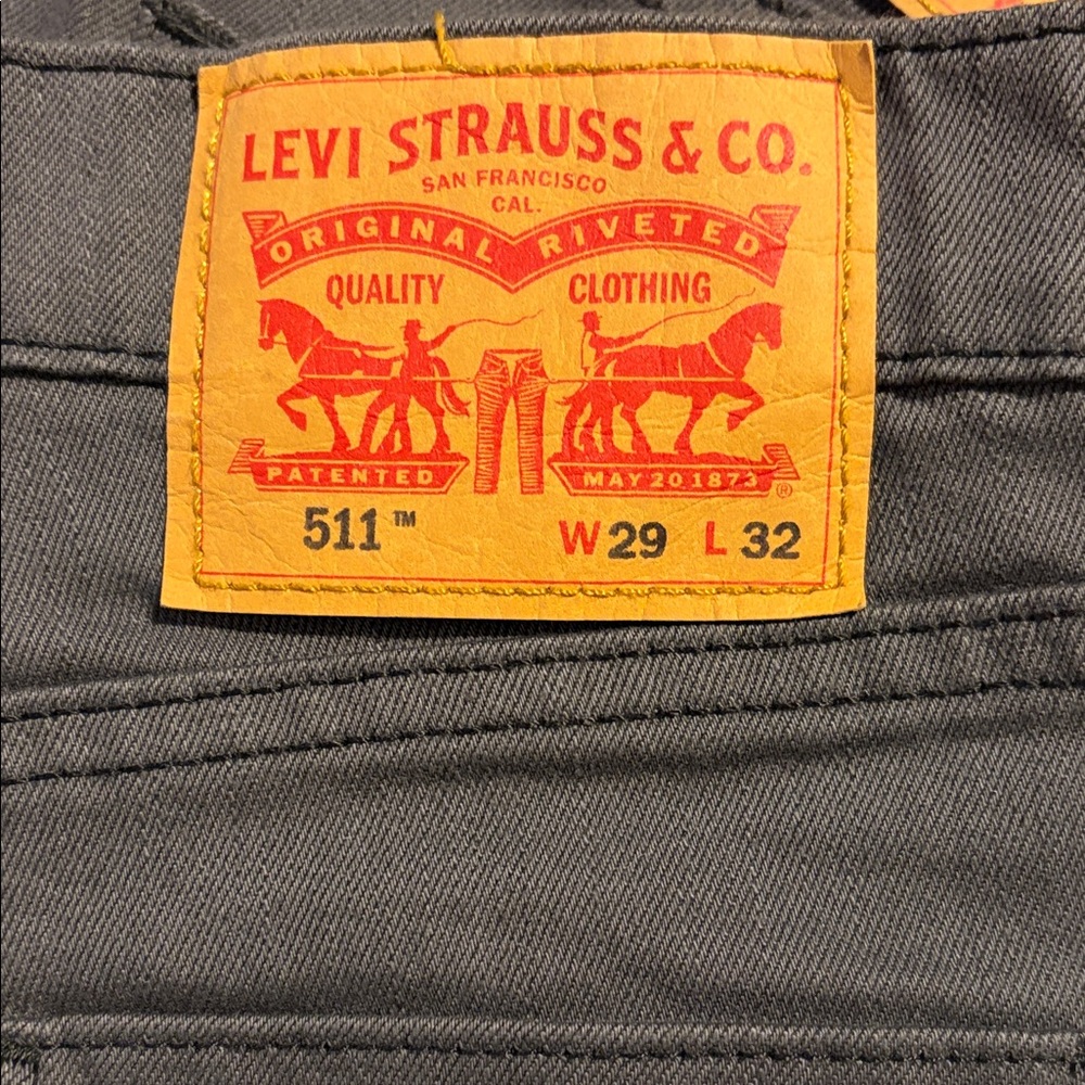 511 Levi Strauss Gray Jeans 29/32